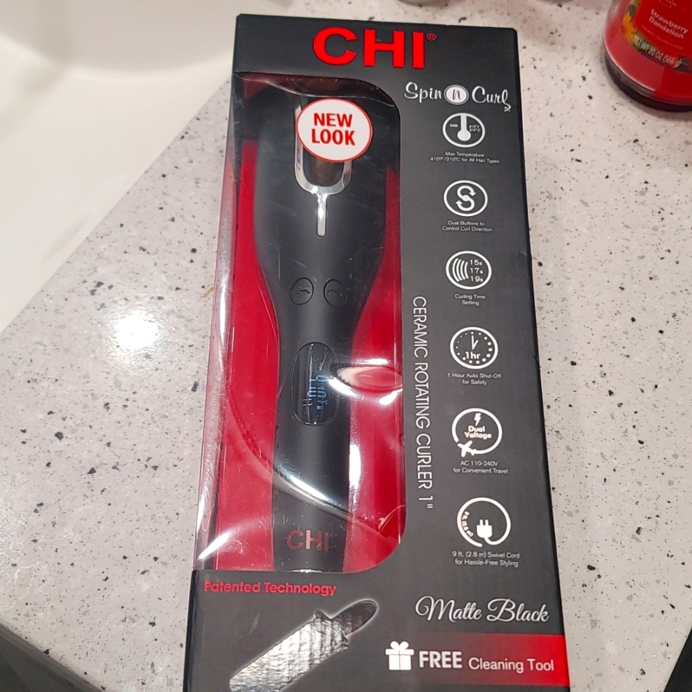 Chi spin and curl new in box